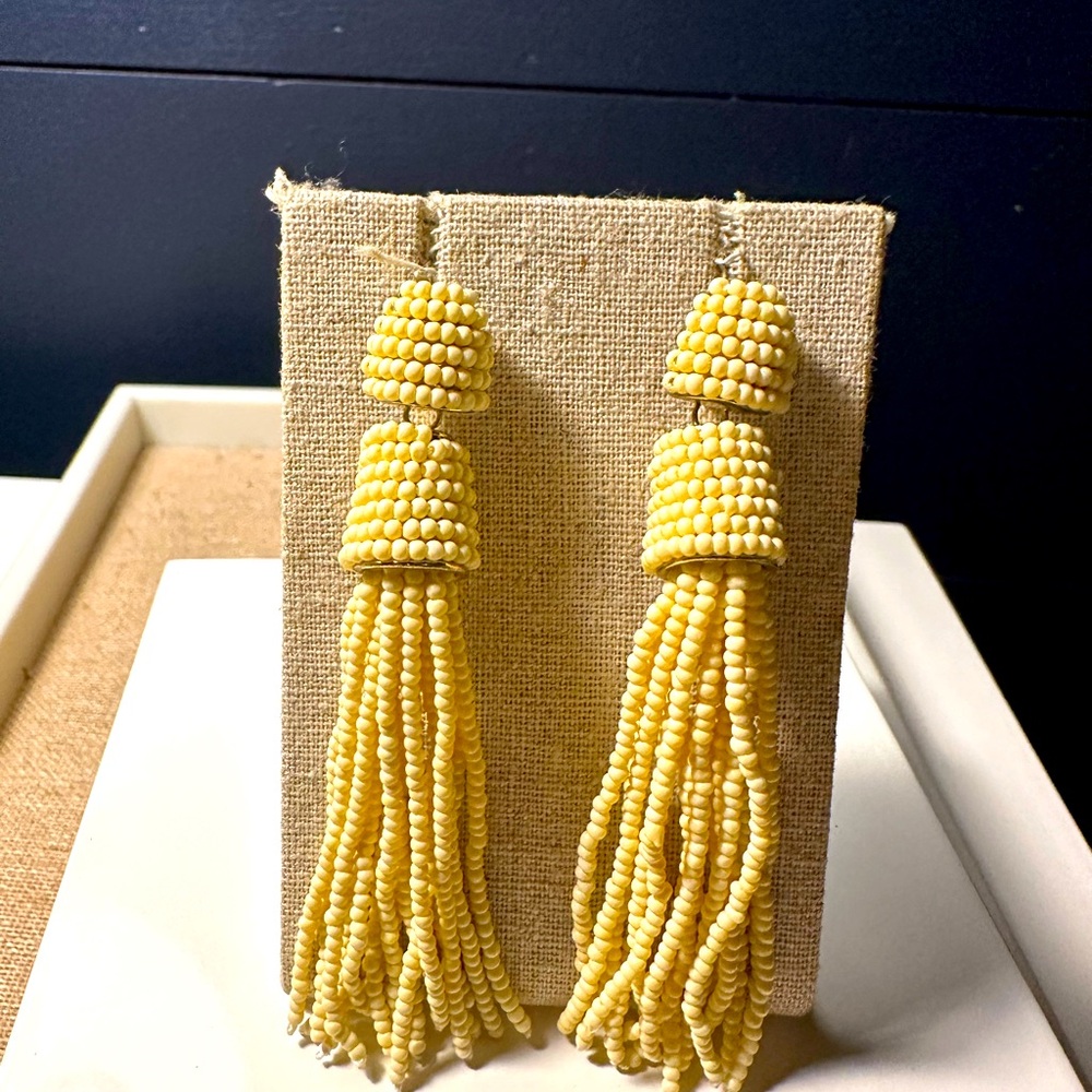 Beaded Tassel Earrings
